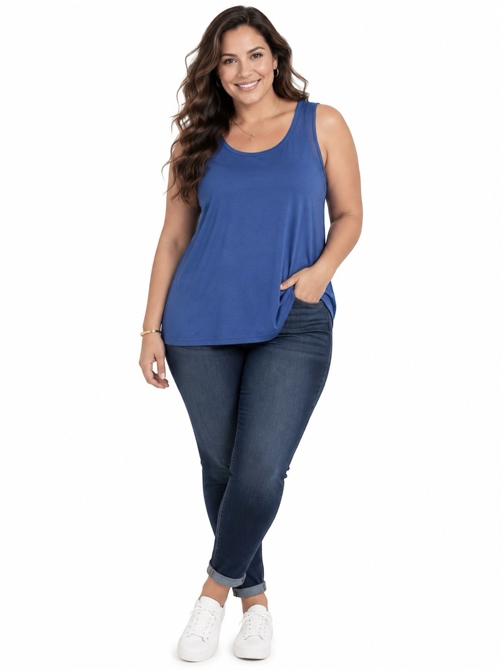 Old Navy Active Women’s XXL Blue Tank Top | Athletic Workout Sleeveless